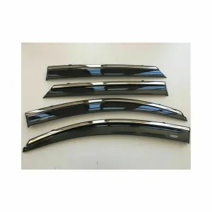Niken Honda Uyumlu Civic 2012-2016 Model Kromlu Cam Rüzgarlığı 4Lü Parça thumb 2