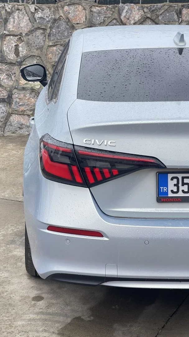 Drs Tuning 2022+ Civic Uyumlu Modern Line LED Stop - Kırmızı/Smoke Parça