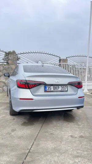 Drs Tuning 2022+ Civic Uyumlu Modern Line LED Stop - Kırmızı/Smoke Parça - Görsel 2