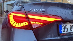 Drs Tuning Civic Fe1 Uyumlu 2022+ Dragon LED Stop - Kırmızı Parça - Görsel 2