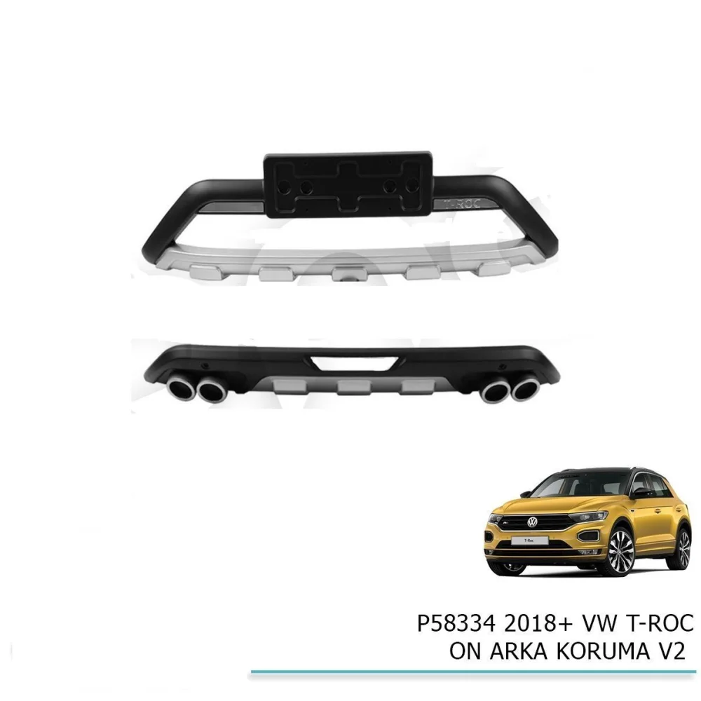 Drs Tuning T-Roc Uyumlu Ön Arka Koruma 2018+ Parça