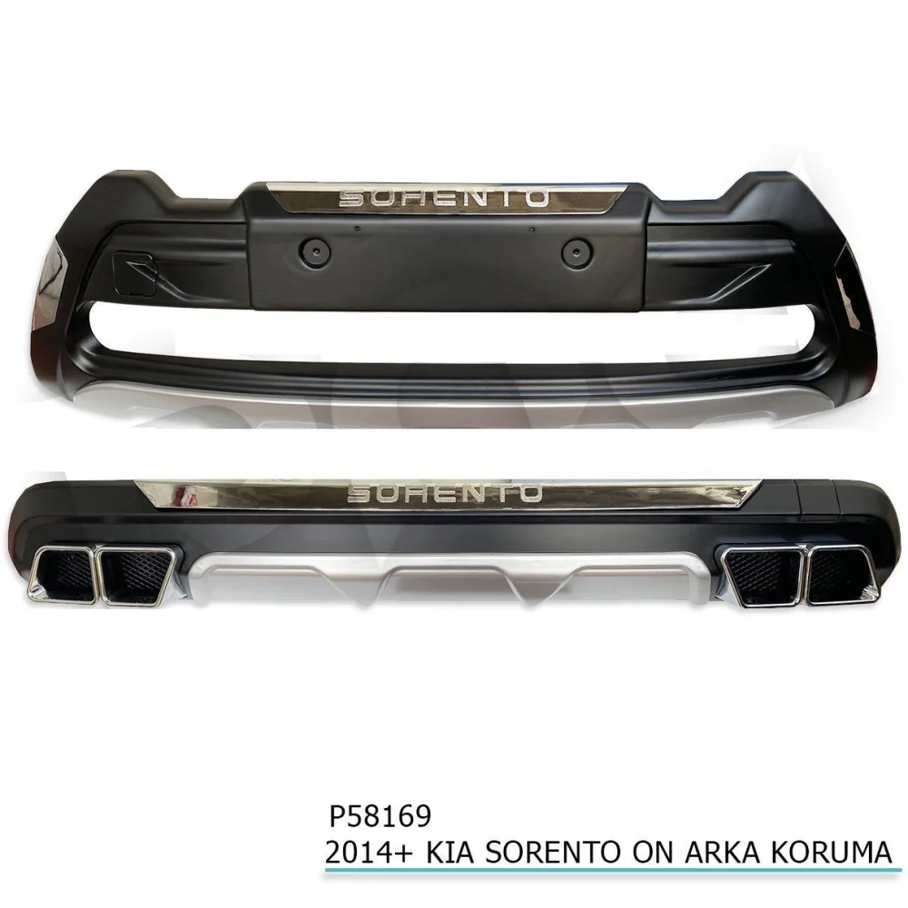 Kia Sorento Uyumlu Ön Arka Koruma 2014-2019 Parça