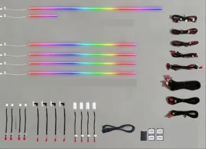 Universal Ambient Uyumlu Aydınlatma 64 Renk Aplikasyon Kontrollü ( Dinamik Versiyon) ParçaDRS Tuning kalitesiyle tanışın! Özel olarak Universal  model araçlar i