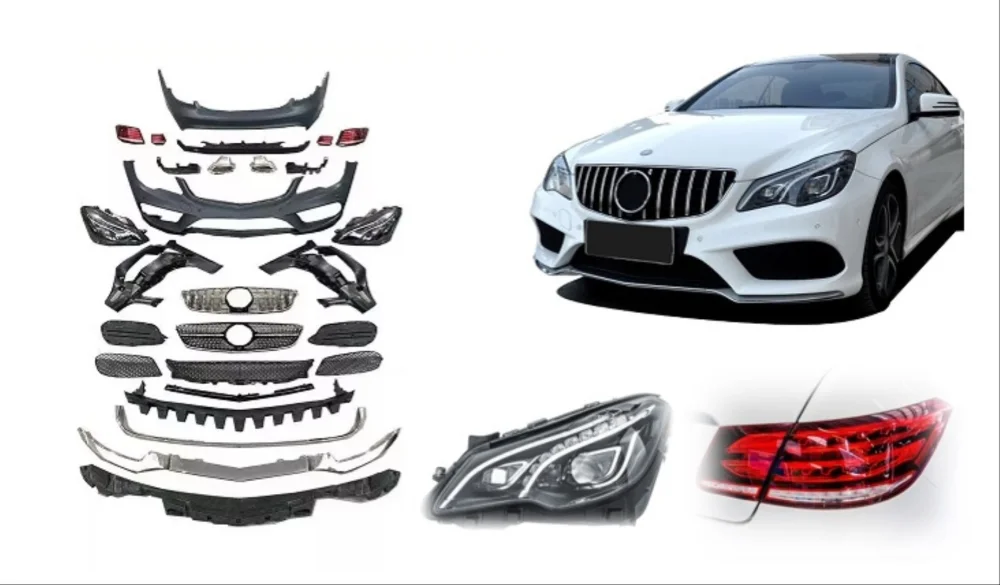 W207 Coupe Uyumlu E 2010-2012 İçin 2013+ Facelift Body Kit Parça