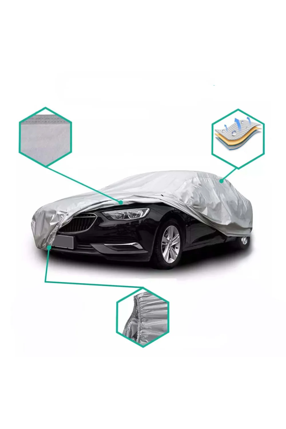 Tesla Model Uyumlu X Araca Özel Oto Brandası - Premium Araba Örtüsü Parça
