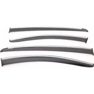 Sunplex Toyota Uyumlu Corolla 19-21 Style 4 Lü Set Kromlu Cam Rüzgarlığı Ön Ve Arka Parça