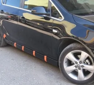 Opel Astra Uyumlu J Hatchback Düz Yan Marşpiyel Boyalı (Düz Kasa) Parça