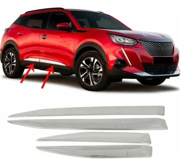 Drs Tuning Peugeot 2008 Uyumlu Yan Kapı Çıtası Paslanmaz Çelik Parça