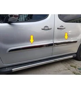 Citroen Berlingo Uyumlu Yan Kapı Çıtası 2008-2016 Paslanmaz Çelik Parça