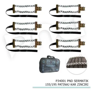 Pnd Sermatik Uyumlu 155/195 Patinaj Kar ZinciriDRS Tuning kalitesiyle tanışın! Özel olarak Universal  model araçlar için üretilen bu ürün, otomobilinizin hatlar