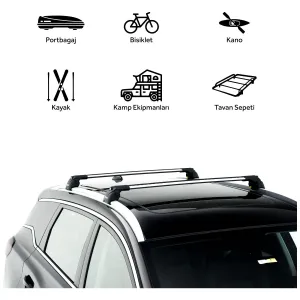 Turtle Chery Uyumlu Tiggo 7 Pro Suv -20 Turtle Air2 Ara Atkı Gri - Görsel 4