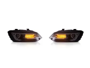 Polo 2010-2017 Uyumlu İçin Audi Dizayn LED Far thumb 1