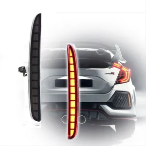 Honda Civic Uyumlu Fc5-Fk7 2016-2020 Type-R Arka Reflektör Ledi HareketliDRS Tuning kalitesiyle tanışın! Özel olarak Honda  model araçlar için üretilen bu ürün,