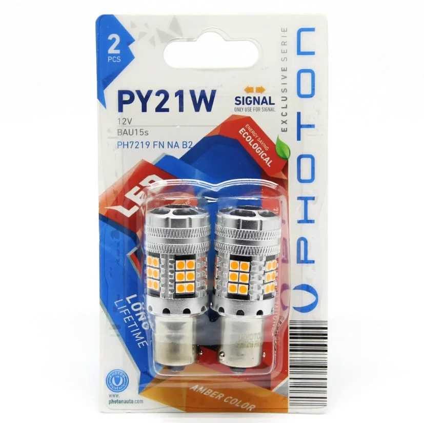Photon P21W Uyumlu Turuncu Fanlı Blister