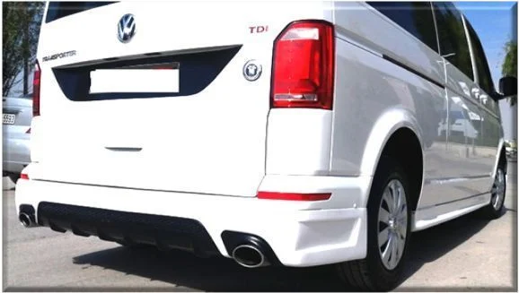 Drs Tuning Transporter Uyumlu T7 Izgaralı Arka Ek (Plastik)
