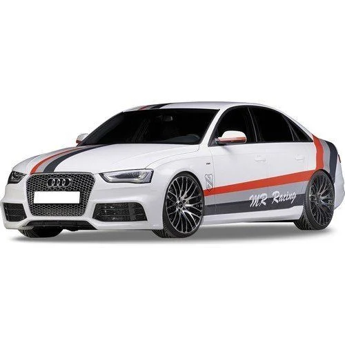 Drs Tuning Audi A4 B8 2008 - 2012 RS4 Yan Marşpiyel Seti (Plastik)