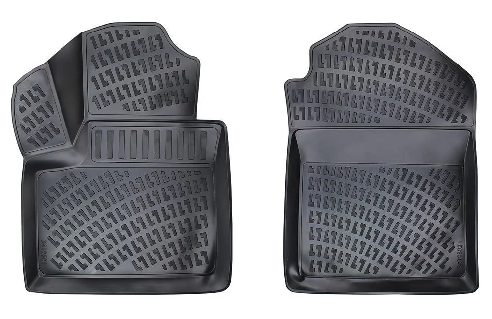 Ford Connect Uyumlu Panelvan (2 Parça) 2013 Sonrası 3D Havuzlu Siyah Paspas Seti