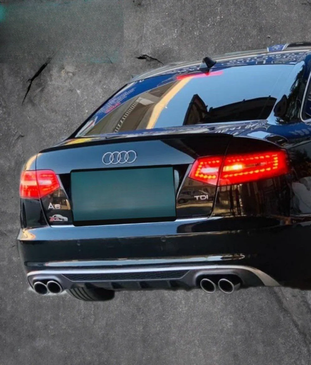Drs Tuning Audi A6 Uyumlu 3 Parça Anatomik Spoiler Boyalı 2005-2011 Model Arası