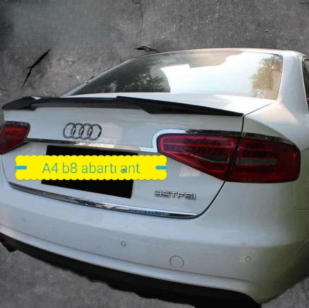 Drs Tuning Audi A4 Uyumlu Abarty Spoiler 2008-2016 Arası Boyalı