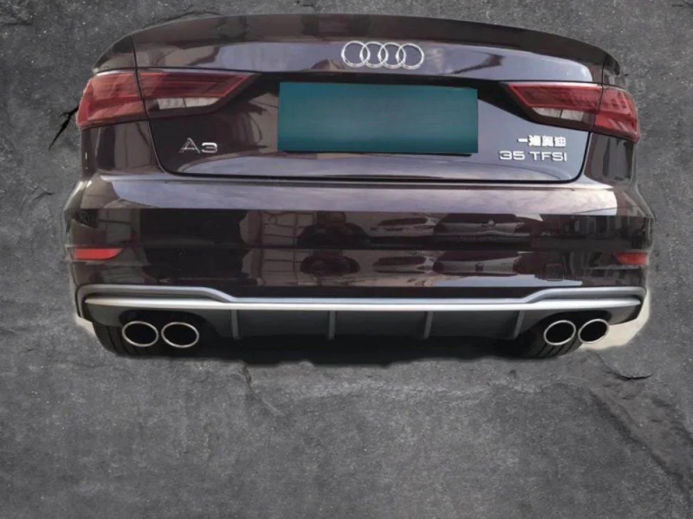 Drs Tuning Audi A3 Uyumlu Sedan Sport Difüzör Boyalı -2017