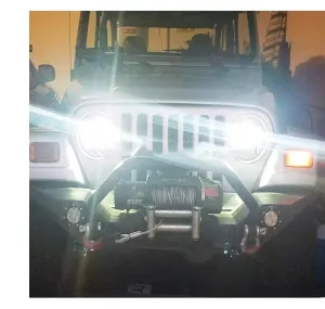 Offroad Sis Lambası 7İnch 60W Led 12-24V Adet / Lass287 thumb 3