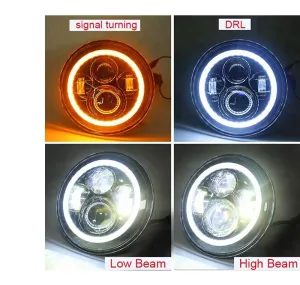 Offroad Sis Lambası 7İnch 60W Led 12-24V Adet / Lass287 thumb 4