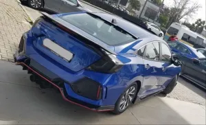 Drs Tuning Honda Civic Uyumlu Fc5 2016-2020 Type-R Arka Tampon - Görsel 3