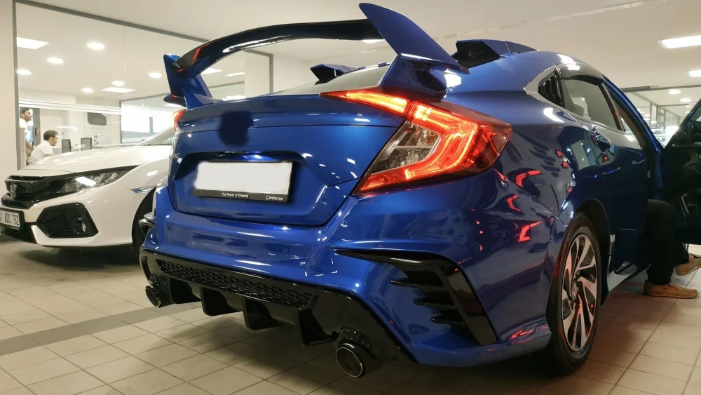 Drs Tuning Honda Civic Uyumlu Fc5 2016-2020 Arka Tampon Fc-450 Model(Boyasız)