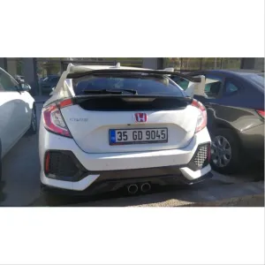 Honda Civic Uyumlu Fc5 2016-2020 Arka Logo KırmızıDRS Tuning kalitesiyle tanışın! Özel olarak Honda  model araçlar için üretilen bu ürün, otomobilinizin hatları
