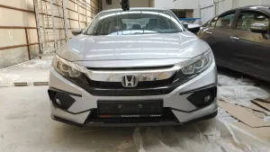 Drs Tuning Honda Civic Uyumlu Concept Model Ön Tampon Ek Piano Black Detaylı - Görsel 3