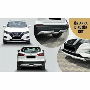Nissan Qashqai Uyumlu 2018 Ön Arka KorumaDRS Tuning kalitesiyle tanışın! Özel olarak Nissan  model araçlar için üretilen bu ürün, otomobilinizin hatlarına sport