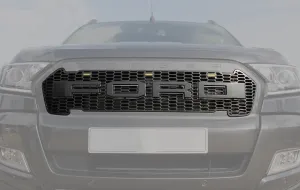Ranger Uyumlu Wildtrak T7 2015-2017 Gündüz Ledli Ön Panjur - Görsel 2