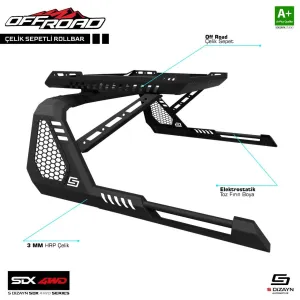 Drs Tuning Sdx 4Wd Off Road Mercedes X-Class Sepetli Çelik Roll Bar V1 2018-2020