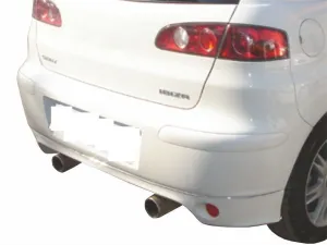 Seat İbiza Uyumlu 3 6L Arka Tampon Altı (Reflektörlü) Fiber 2002-2008