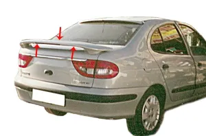 Renault Megane 1995-2002 (X64) uyumlu 1 Spoiler Bagaj Yüksek (Işıklı) Fiber 1995-2002 modelleri DRS Tuning'de. Kaliteli malzeme, hızlı kargo ve güvenli