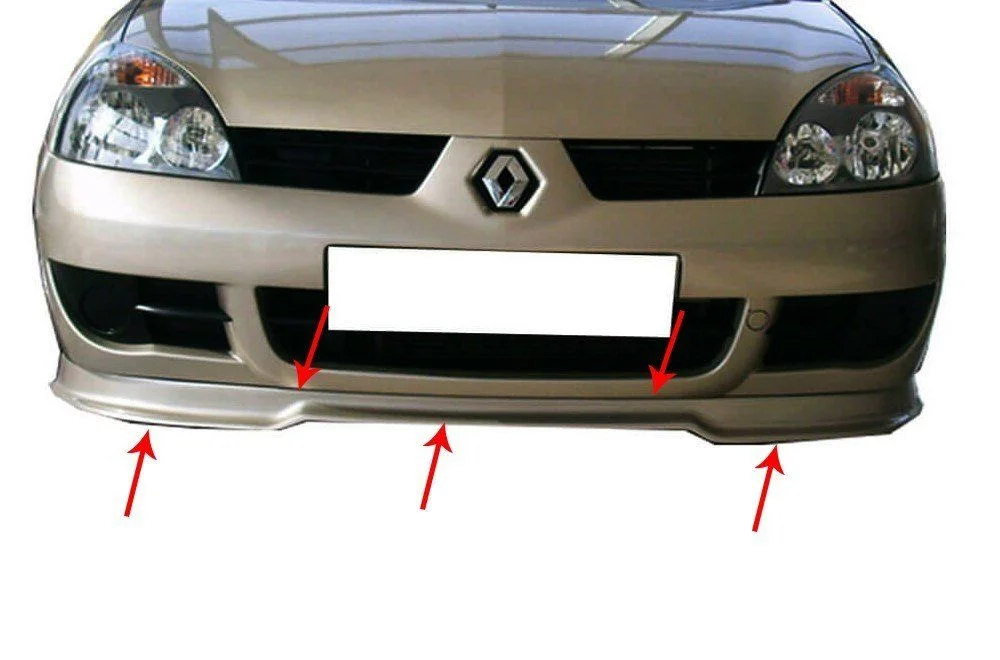 Renault Clio Uyumlu 2 Ön Tampon Altı Fiber 1998-2008