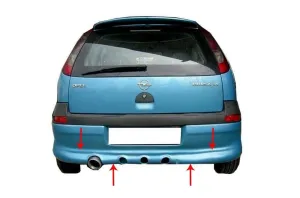 Opel Corsa 2000-2006 (C) uyumlu C Arka Tampon Altı (Telli) Fiber 2000-2006 modelleri DRS Tuning'de. Kaliteli malzeme, hızlı kargo ve güvenli alışverişle hemen