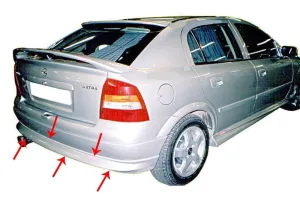 Opel Astra 2004-2009 (H) uyumlu G Hatchback Arka Tampon Altı Fiber 1998-2009 modelleri DRS Tuning'de. Kaliteli malzeme, hızlı kargo ve güvenli alışverişle
