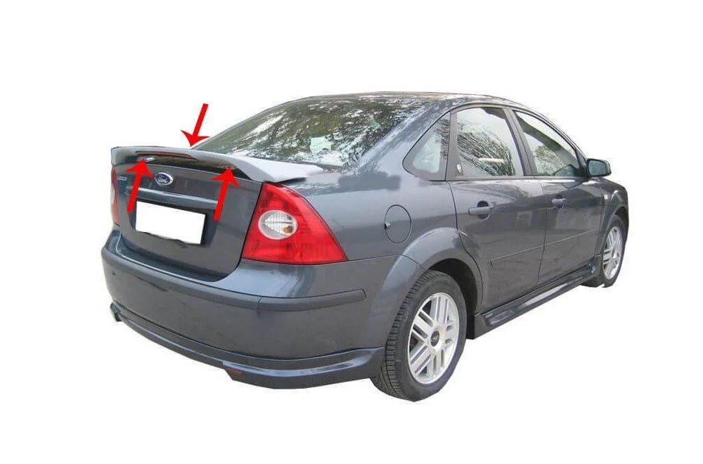 Focus Uyumlu 2 Sedan Spoiler Bagaj Yüksek (Işıklı) Fiber 2005-2011