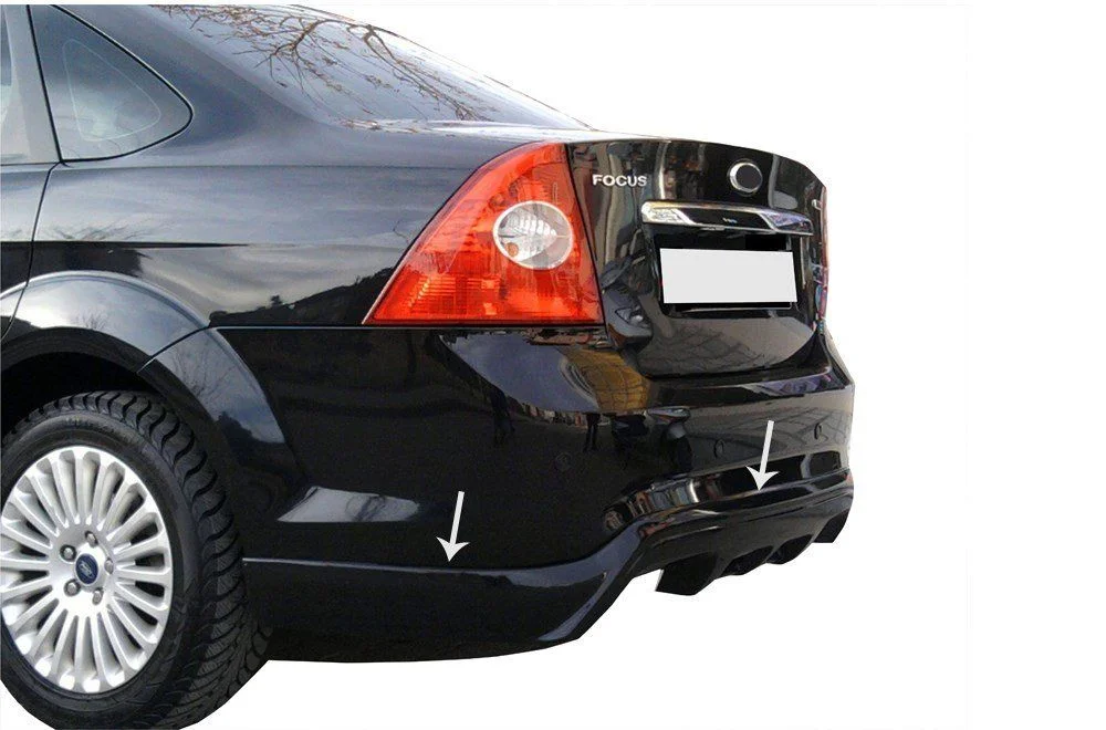 Focus Uyumlu 2 Sedan Arka Tampon Altı Fiber 2008-2011