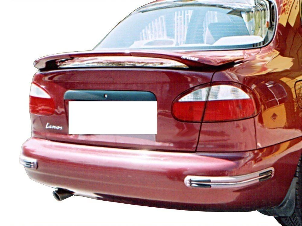 Daewoo Lanos Uyumlu Spoiler Bagaj Yüksek (Işıklı) Fiber