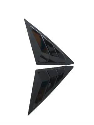 Drs Tuning 2022 Civic Uyumlu Kelebek Cam Kaplama - Piano Black - Görsel 2
