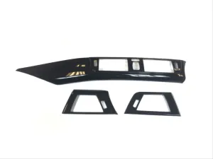 3 Serisi Uyumlu F30 Göğüslük Ve Menfez Kaplama Seti - Piano Black thumb 4
