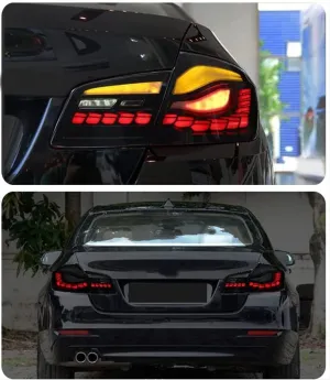 Bmw 5 Uyumlu Serisi F10 Dragon LED Stop - Smoke thumb 2