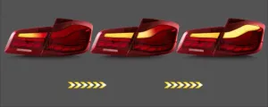Bmw 5 Uyumlu Serisi F10 Dragon LED Stop - Kırmızı thumb 2