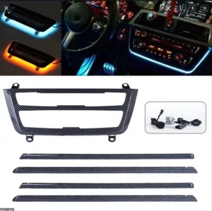 Drs Tuning Bmw 3 Uyumlu Serisi F30 Ambians Set (Klima Panel Ve Kapılar) - Karbon Renk - Görsel 2