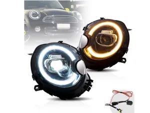 Mini Cooper Uyumlu LED Far ( 2007-2013)DRS Tuning kalitesiyle tanışın! Özel olarak Mini Cooper  model araçlar için üretilen bu ürün, otomobilinizin hatlarına sp