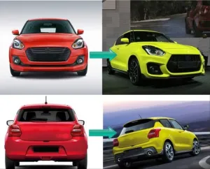 Drs Tuning 2018+ Swift Uyumlu Body Kit - Görsel 2