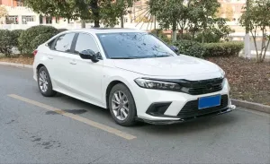 Drs Tuning 2022 Civic Uyumlu Piano Black Ön Lip (Parlak Siyah-3 Parça) - Görsel 2