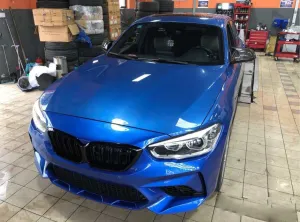 Bmw 1 Uyumlu Serisi F20 Lci M2C Ön Tampon Panjur Seti (2015-2018) thumb 2
